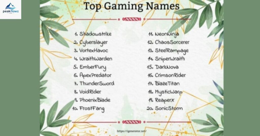 Why Female Gamers Deserve Names That Hit Different 