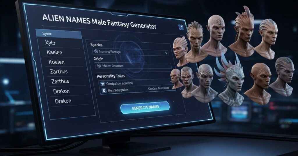 Alien Names Male Fantasy Generator How Online Tools Can Help