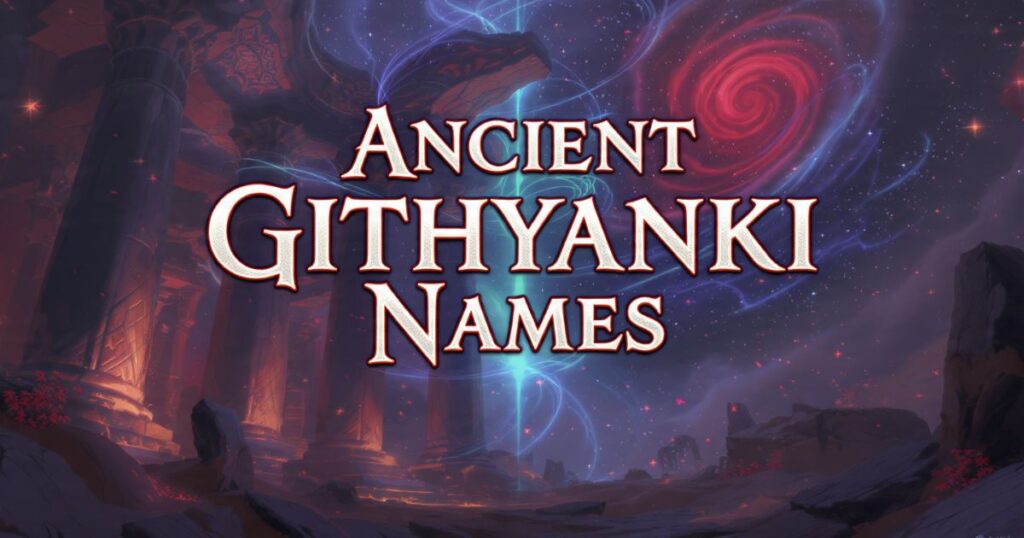 Ancient Githyanki Names