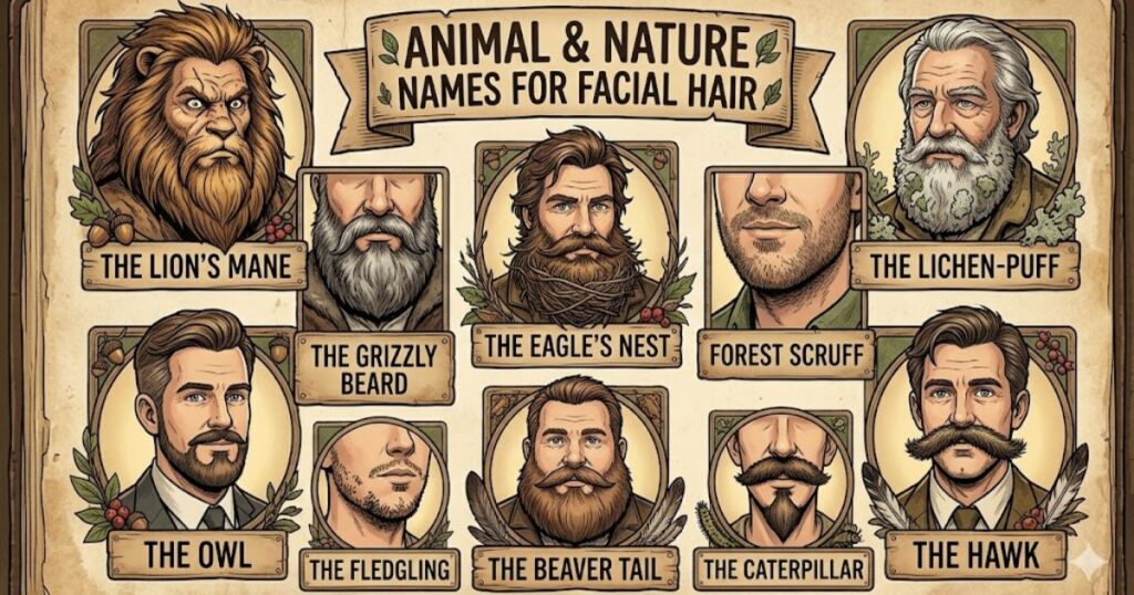 Animal & Nature Names for Facial Hair
