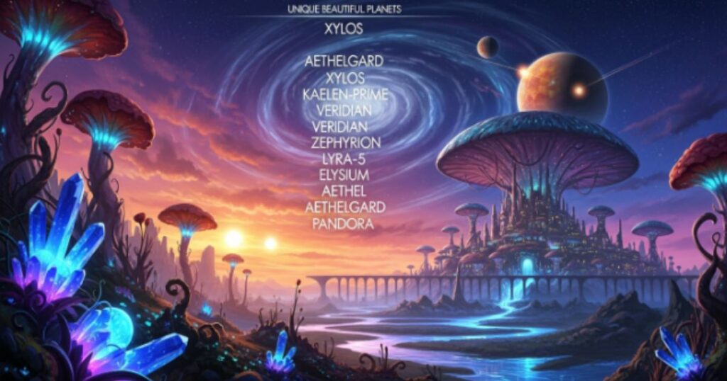 Best Alien Planet Names for Sci-Fi Writing