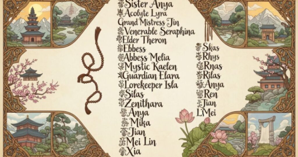 Best Female Monk Names for DnD Characters