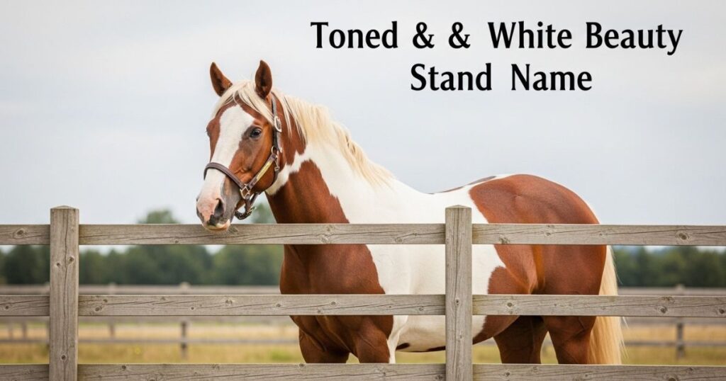 Brown And White Horse Names Two-Toned Beauty Deserves a Standout Name