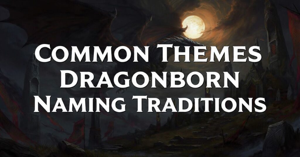 Common Themes in Dragonborn Naming Traditions