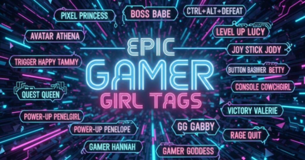 Creative and Unique Gamer Names Collection