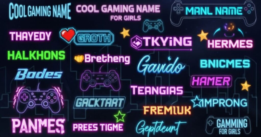 Cool Girl Gaming Names