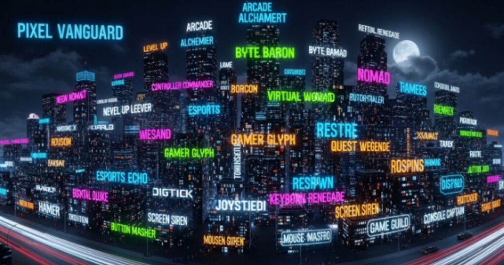 Creative and Unique Gamer Names Collection
