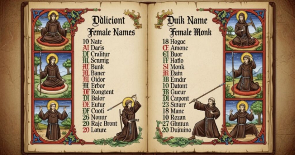 DnD Female Monk Names for Roleplay