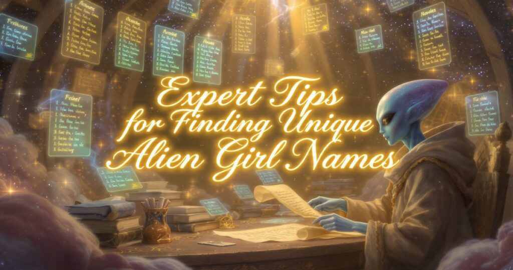 Expert Tips for Finding Unique Alien Girl Names