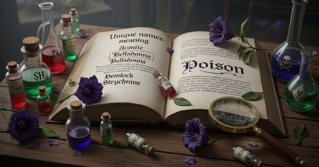 Expert Tips for Finding Unique Names That Mean Poison