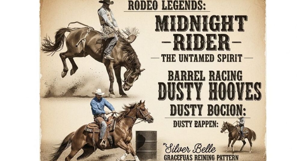Famous Western Horse Names Inspired by Rodeo Culture