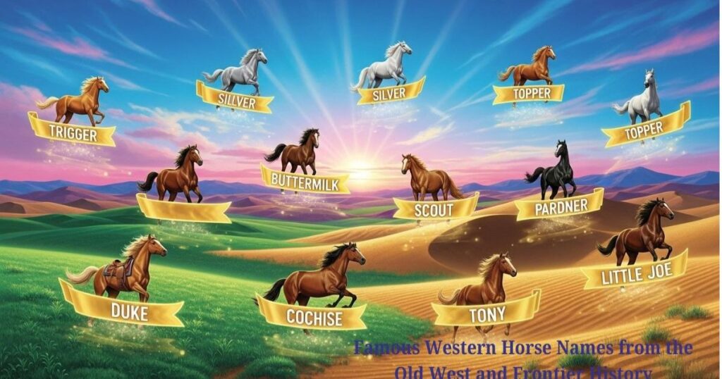 Famous Western Horse Names from the Old West and Frontier History