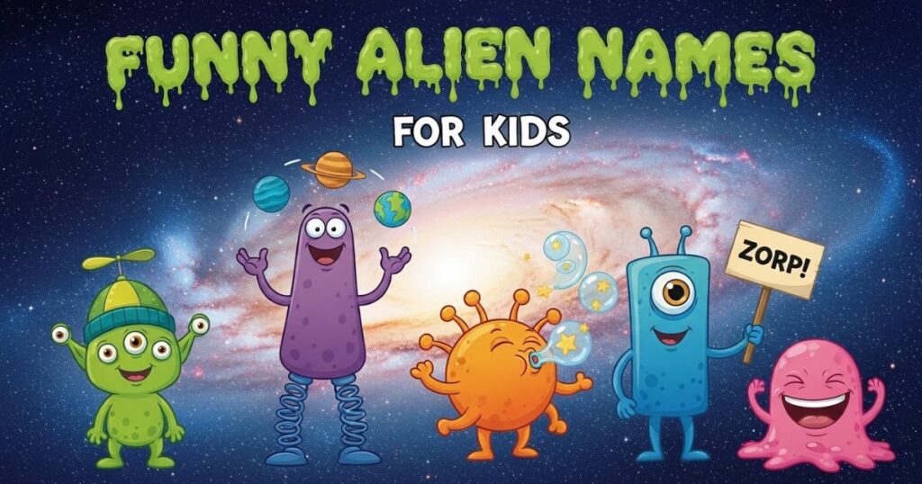 Funny Alien Names for Kids
