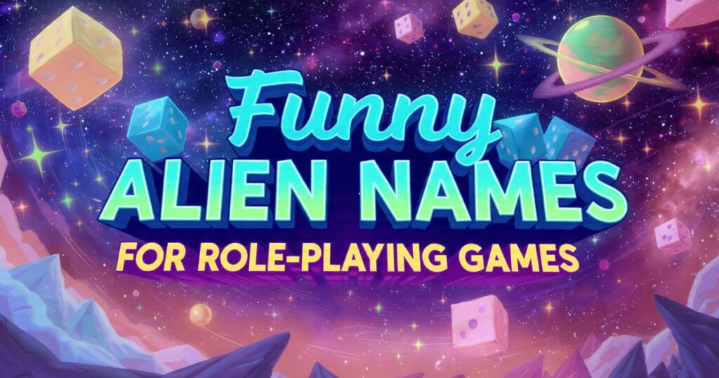 Funny Alien Names for Role Playing Games