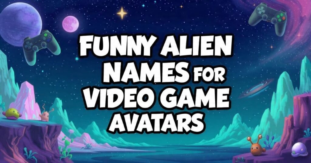 Funny Alien Names for Video Game Avatars