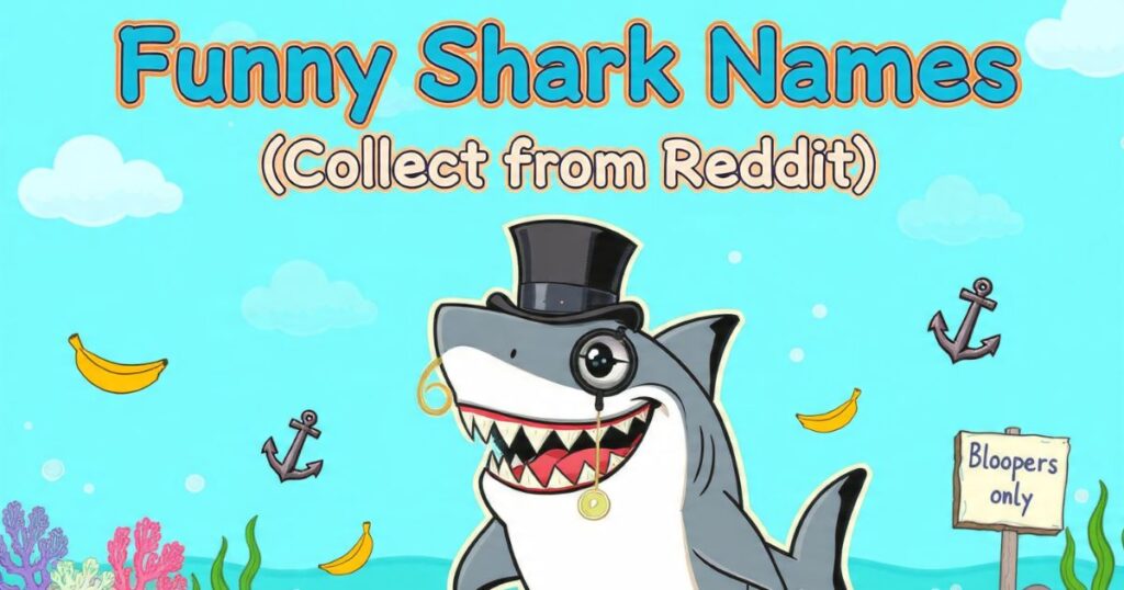 Funny Shark Names (Collect from Reddit)