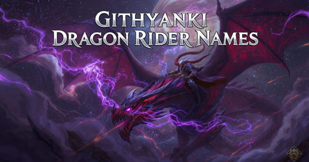 Githyanki Dragon Rider Names