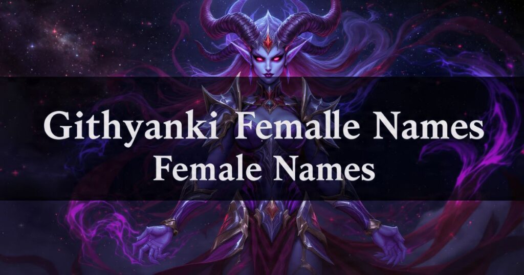 Githyanki Female Names