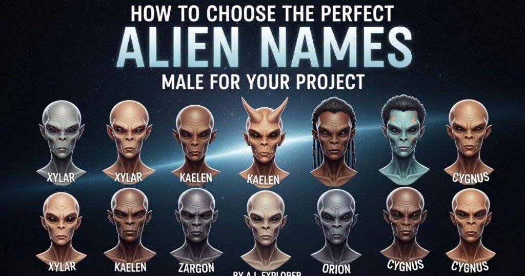 How to Choose the Perfect Alien Names Male for Your Project