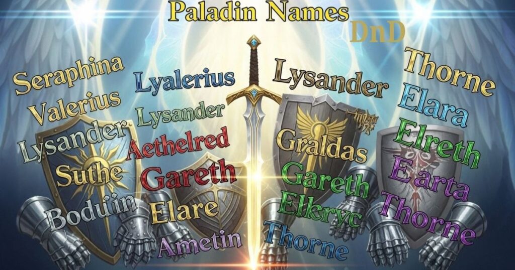 Paladin Names DnD