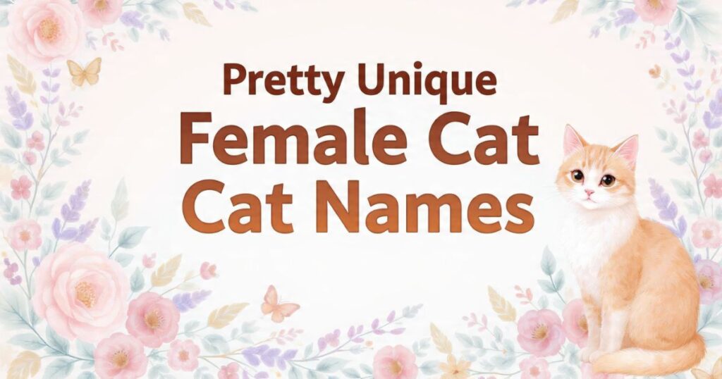 Pretty Unique Female Cat Names