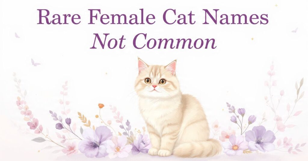 Rare Female Cat Names Not Common