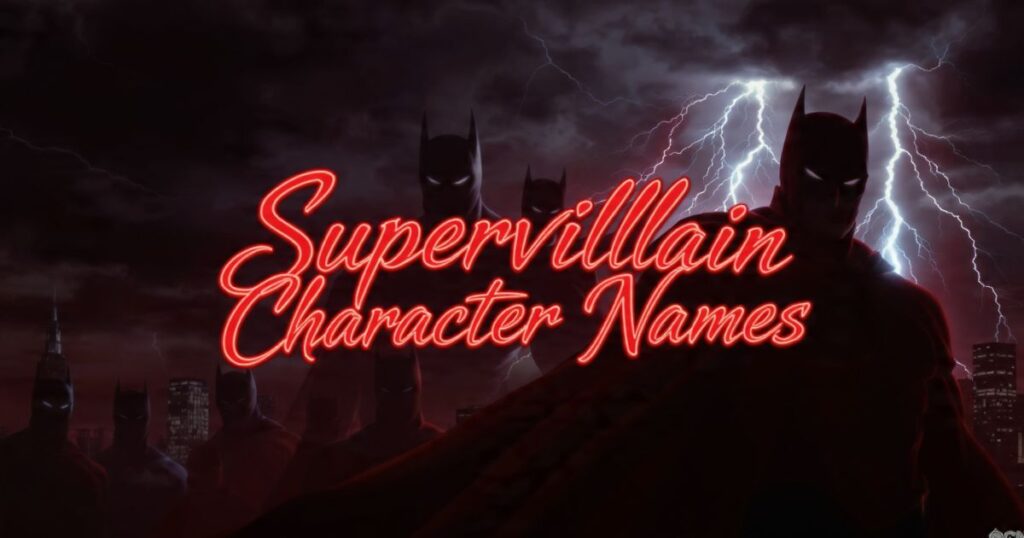 Supervillain Character Names