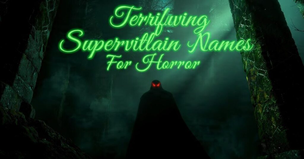 Terrifying Supervillain Names For Horror