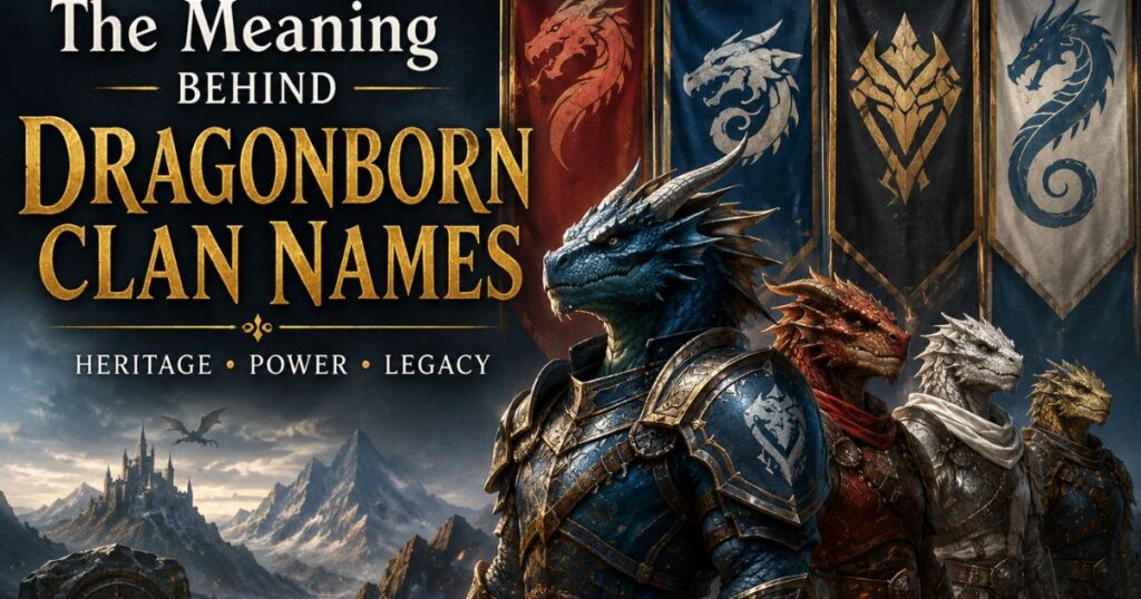 The Meaning Behind Dragonborn Clan Names