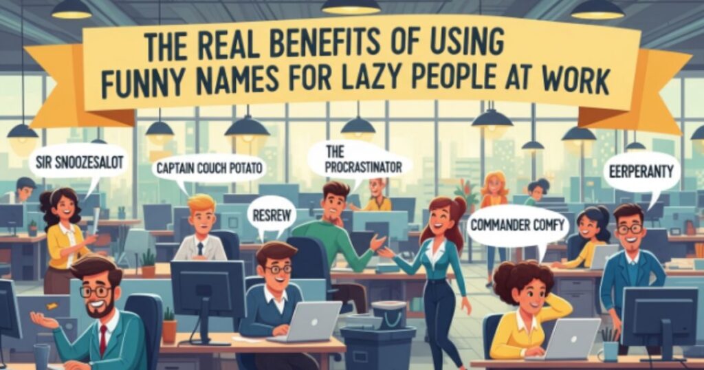 The Real Benefits of Using Funny Names for Lazy People at Work