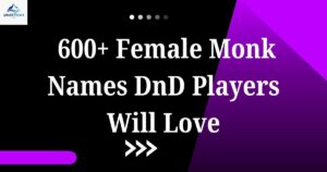 female monk names