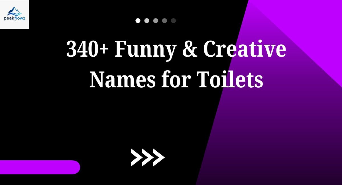 toilet names