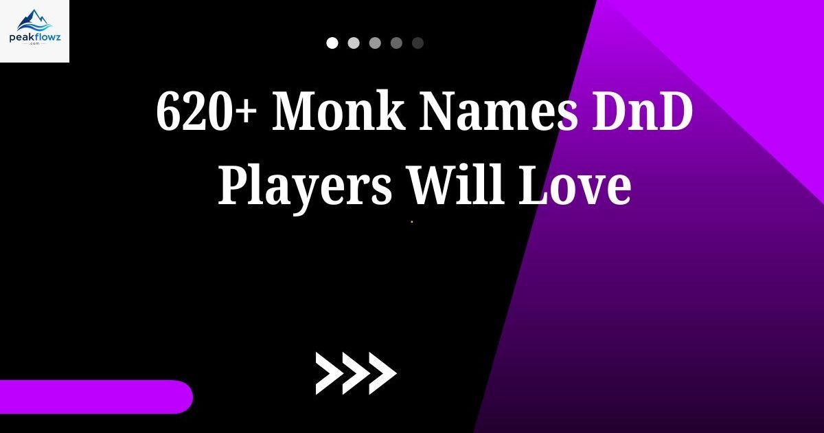 monk names dnd