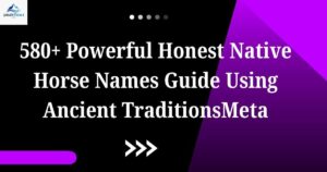native american horse names