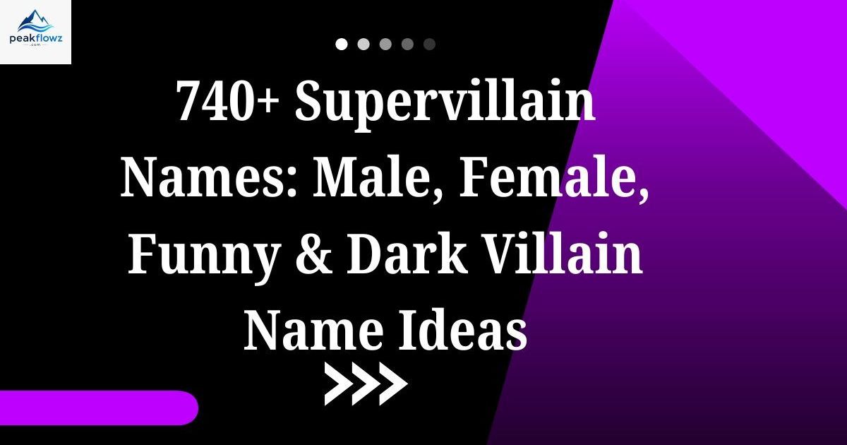villain names male