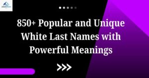 white people last names